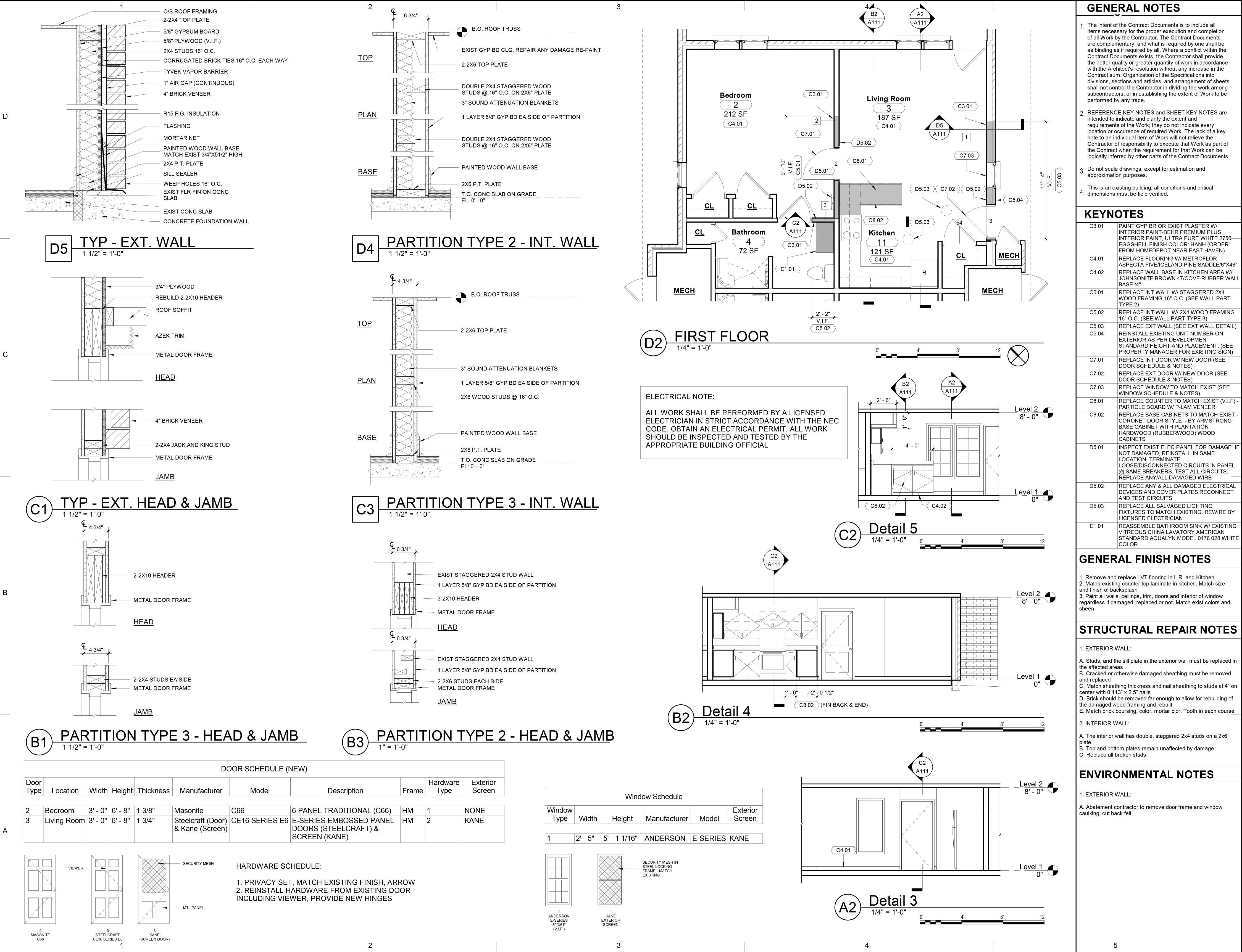45 Daisy Rd, Newall Gardens — construction working drawings R22 (plans, elevations & details)